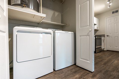 In-home washer and dryer at Monterey Ranch, Austin, TX, 78749